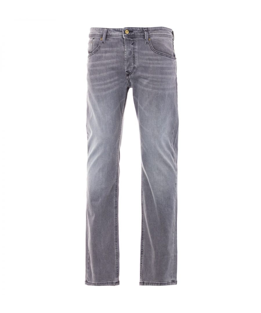 Image for Men's Diesel Waykee Straight Fit Jeans in Grey