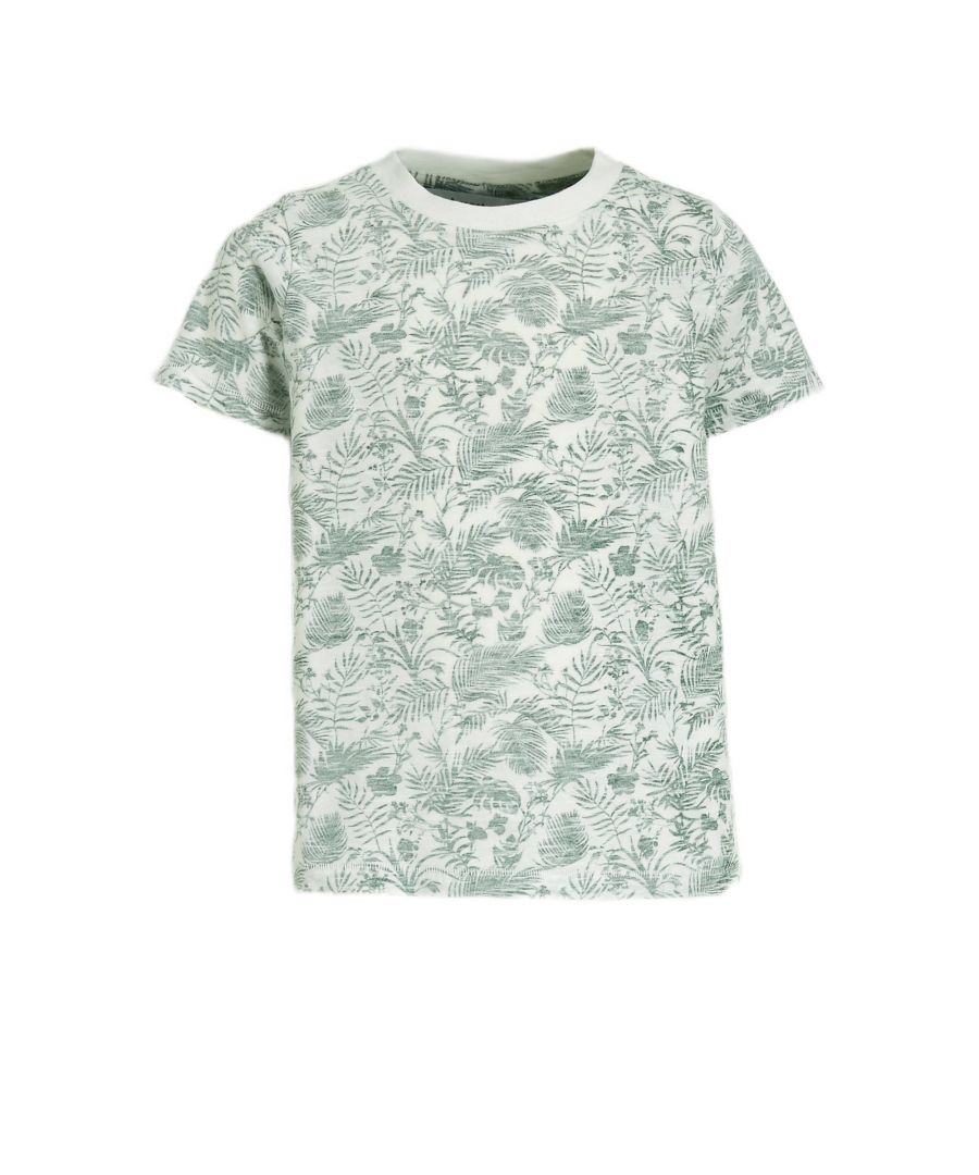 Dit T-shirt voor jongens van anytime is gemaakt van zachte katoen. Het model heeft een ronde hals, korte mouwen en een all over print.