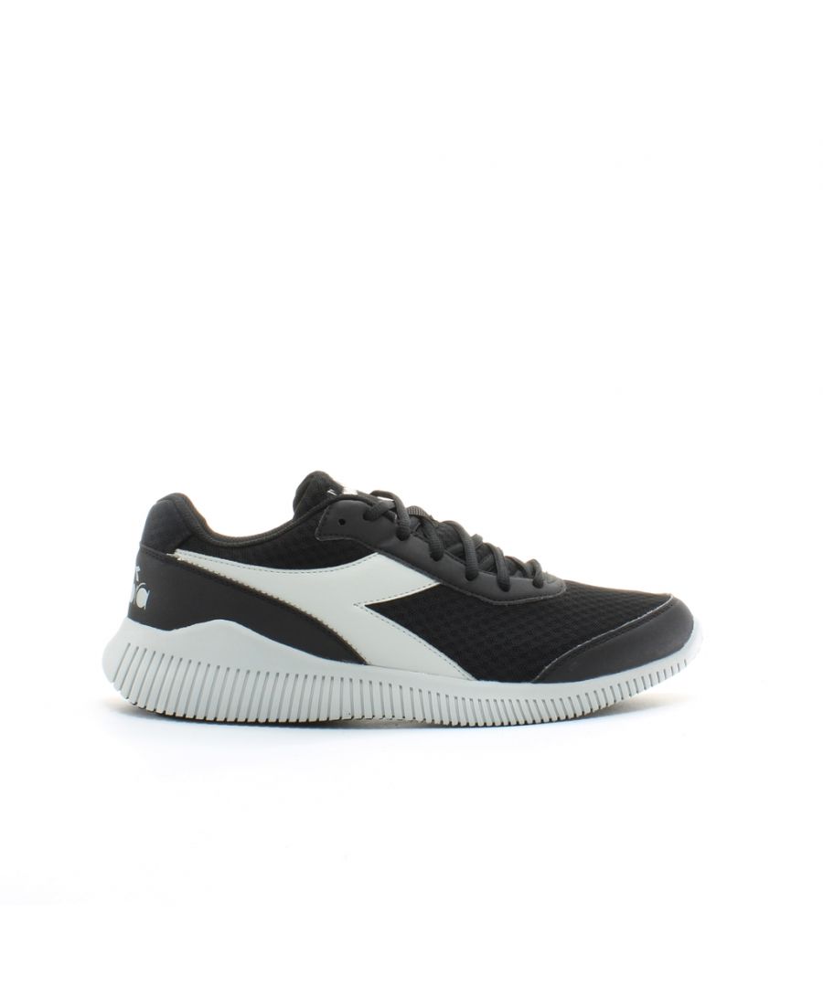 Diadora Eagle 3 Mens Black Trainers - Size UK 7