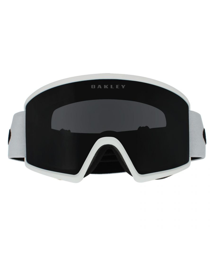 Image for Oakley Matte Black Mens Fire Iridium Ski Goggles