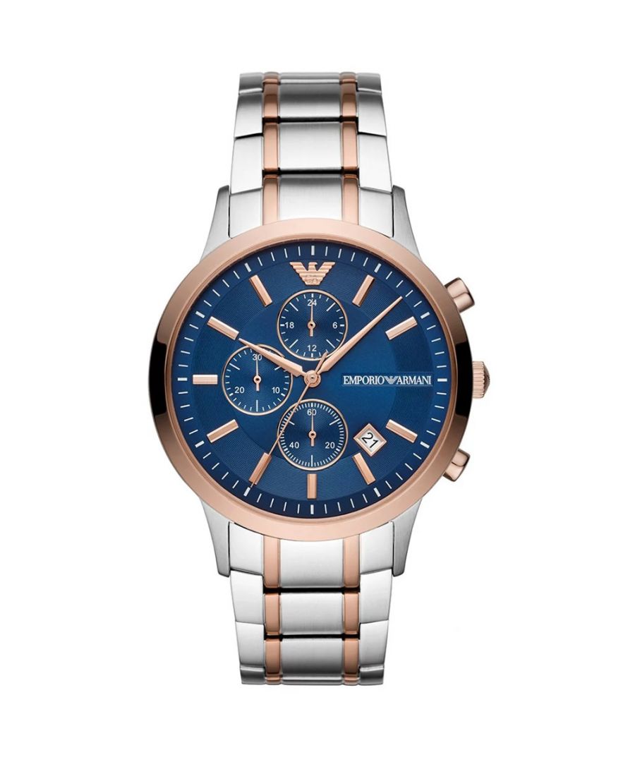 Shop Emporio Armani, best in class and style. Mens Watch AR80025 EAN 4013496294767. Deep Blue Multi Dial Clock Face. Over 50% off sale. D2time Home of worldwide brands at affordable prices. FREE Standard Delivery