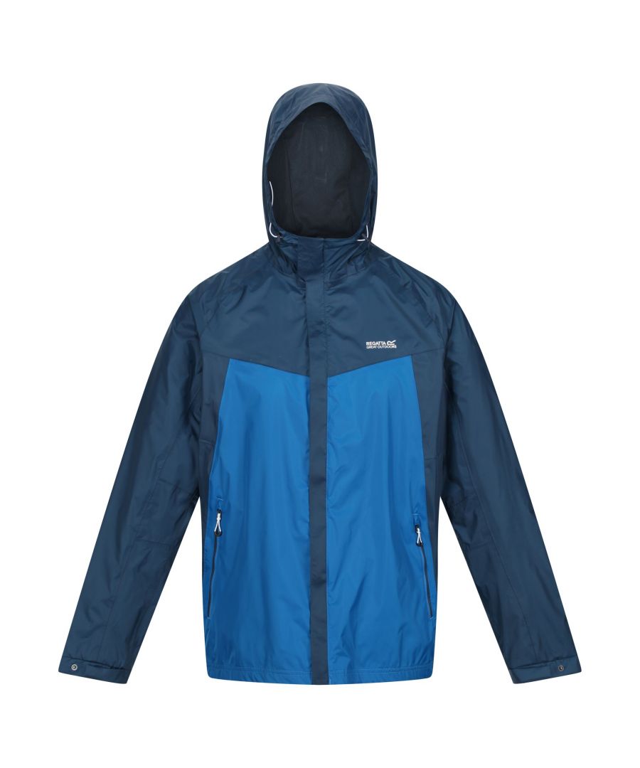 Image for Regatta Mens Dresford Waterproof Jacket (Moonlight Denim/Imperial Blue)