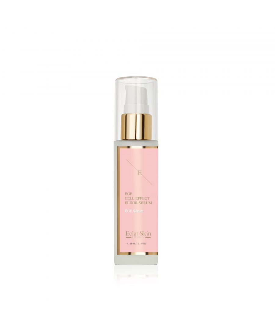 - Silky-gel serum formula - Instantly hydrates and nourishes with Glyerin and Argan oil - Supercharged with EGF ingredient that is studied to help with skin renewal - Aims to smoothen the look of fine lines and wrinkles and skin texture - Moisture boosting youthful complexion EGF cell effect elixir serum is a weightless and nourishing facial serum that ignites youthful skin. A powerful combination of EGF ingredient, Glycerin and Argan Oil works to rejuvenate and refresh skin whilst smoothing its texture to minimise the appearance of fine lines and wrinkles. Usage: Apply one pump of the serum on cleansed face and neck in the evening and morning. Wait until it is absorbed fully and apply moisturiser.