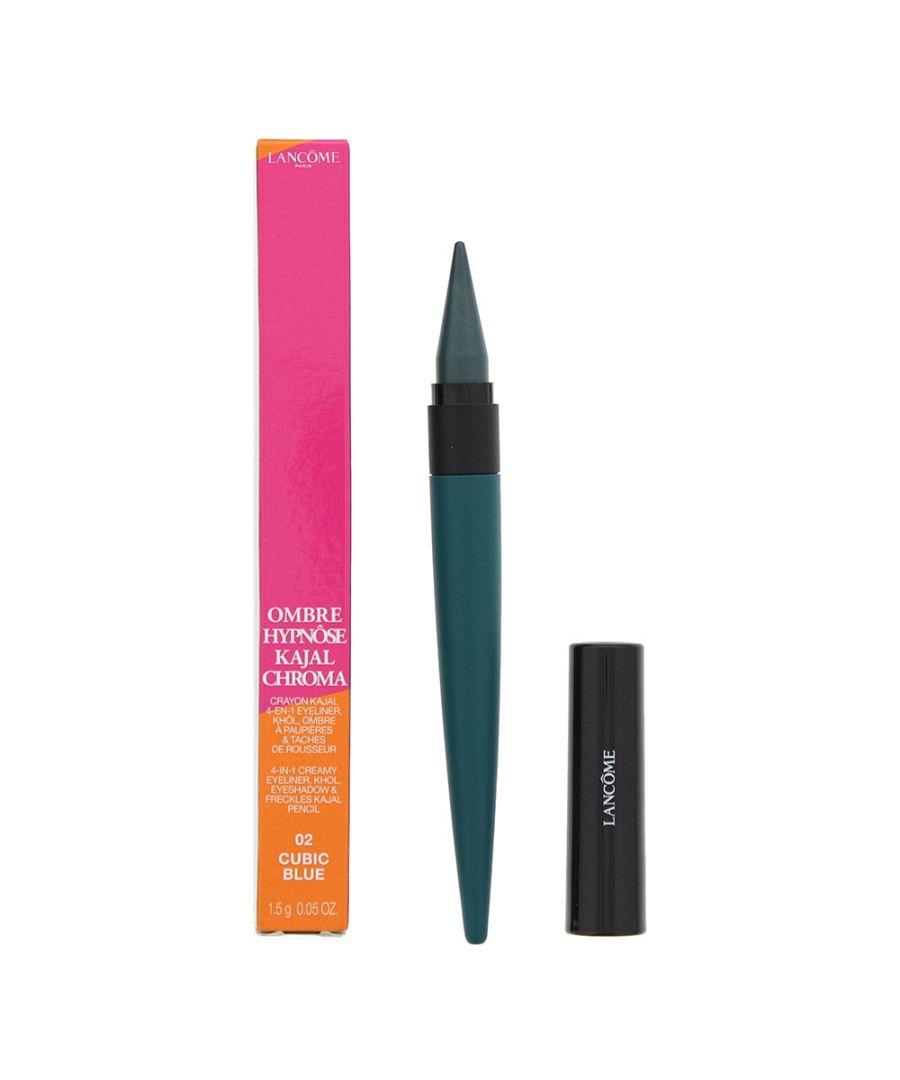 An essential 4-in-1 tool for the eyes. Opaque, creamy formula can be used as an eyeliner or kohl crayon. Also works as a perfect eyeshadow for an easy smoky eye or graphic colorblocks. Provides intense, depth-charged shade. Presented in an easy-to-apply version.