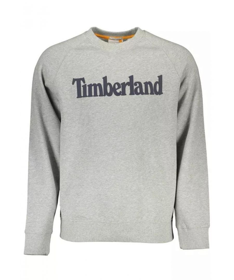 Timberland Mens Gray Cotton Sweater - Grey - Size Large