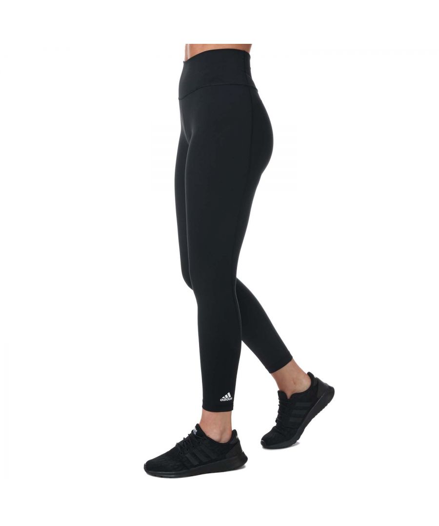 adidas Womenss Believe This 2.0 7/8 Leggings in Black Nylon - Size UK 0-2 (Womens)