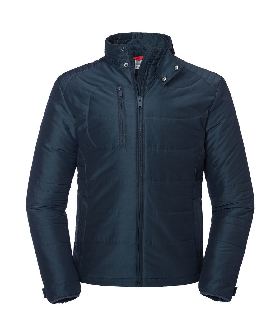 Russell Athletic Mens Cross Padded Jacket (French Navy) - Size Small - Secret Sales