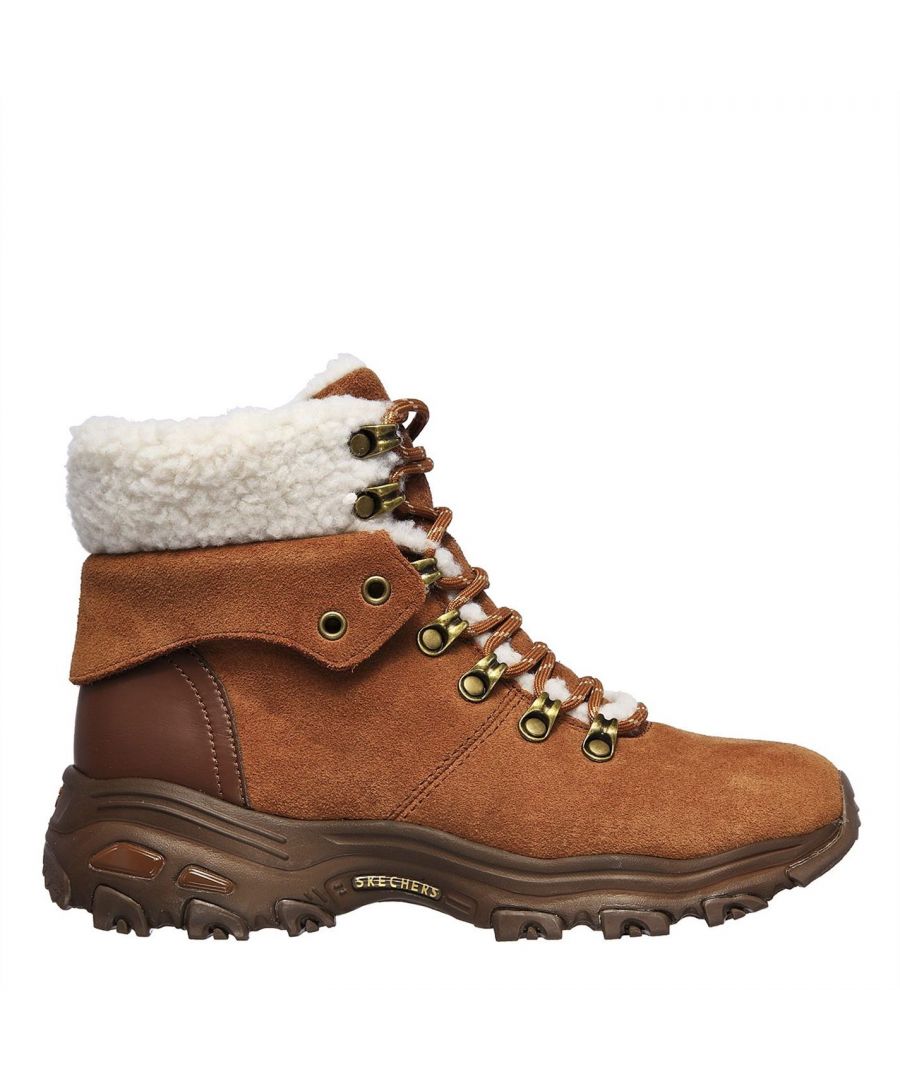 Fácil de suceder Brillante suelo Skechers Womens Trego Base Camp Leather Mid Walking Boots