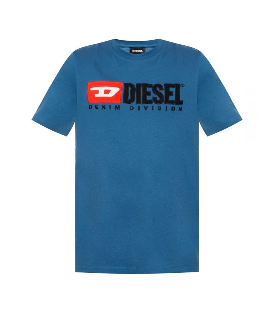 Image for Diesel T-Diego Division Logo T-Shirt - Blue