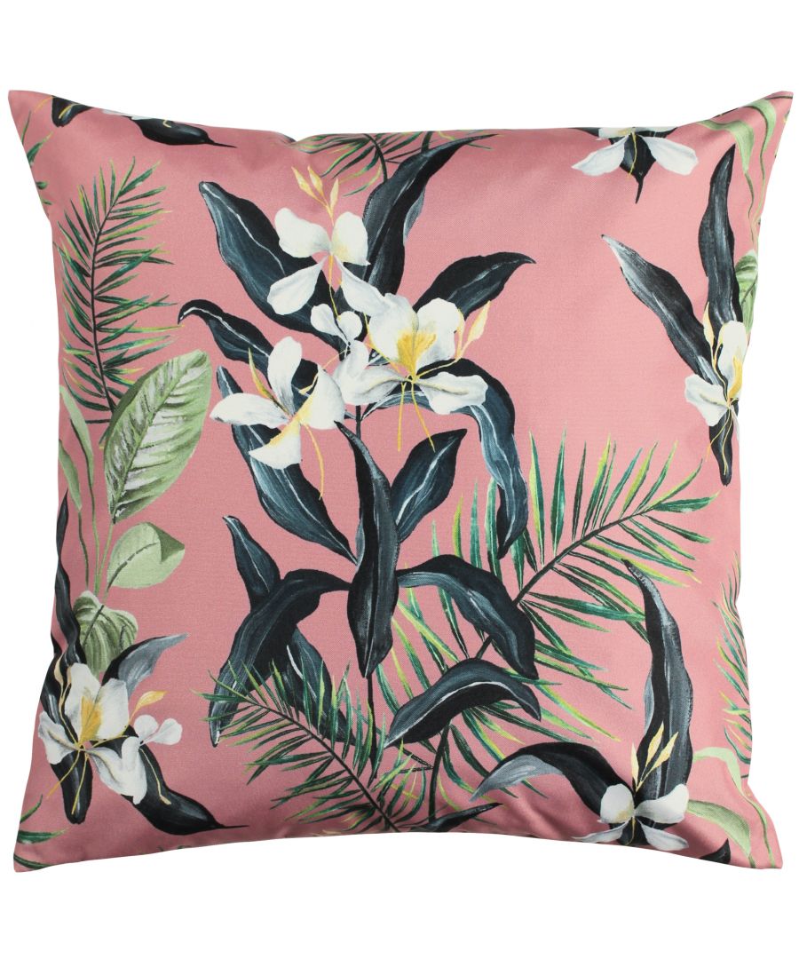 Inspired by the capital of Hawaii, Honolulu, this outdoor cushion features an intricate design of blooms and foliage in their natural colours.