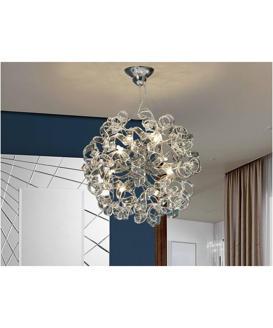 Image for Crystal Wall Lamp Chrome, Mirror, G9