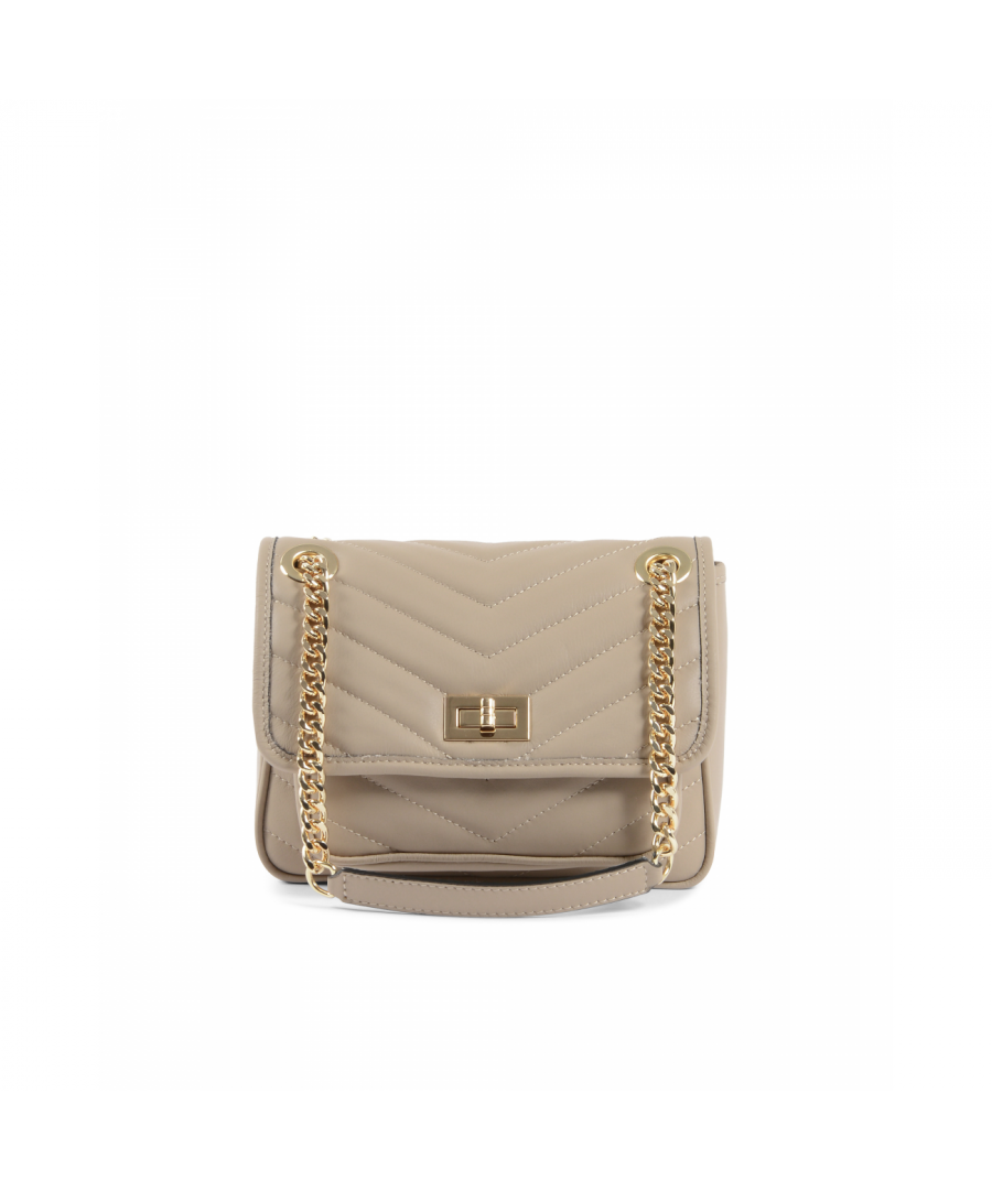 By: 19V69 Italia- Details: 10507 SAUVAGE MARMO- Color: Beige - Composition: 100% LEATHER - Measures: 22x16x13 cm - Made: ITALY - Season: All Seasons