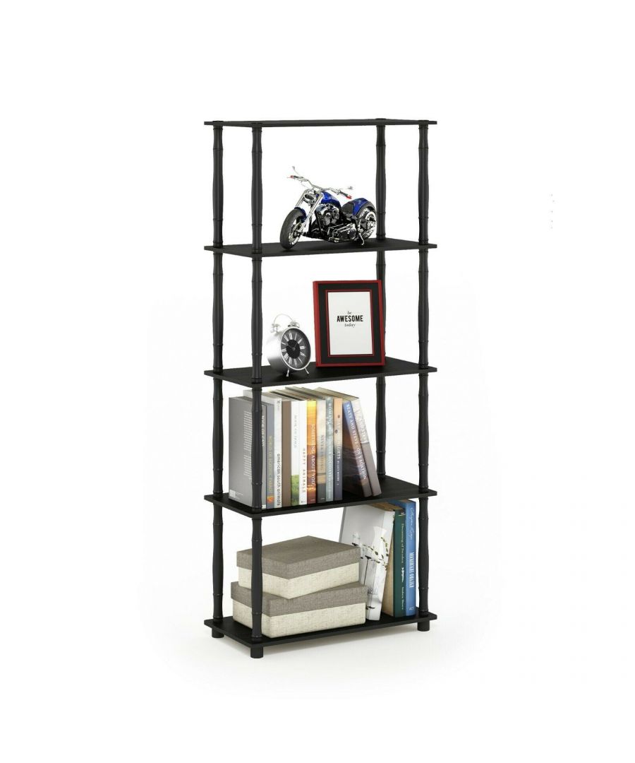 - Furinno Turn-N-Tube Series storage shelves comes in 2-3-4-5-Tiers and variety of width and depth.\n- This series is designed to meet the demand of fits in space, fits on budget and yet durable and efficient furniture. \n- It is proven to be the most popular RTA furniture due to its functionality, price, and the no hassle assembly.\n- The DIY project in assembling these products can be fun for kids and parents.\n- Care instructions Wipe clean with clean damped cloth. Avoid using harsh chemicals. Pictures are for illustration purpose. All decor items are not included in this offer.
