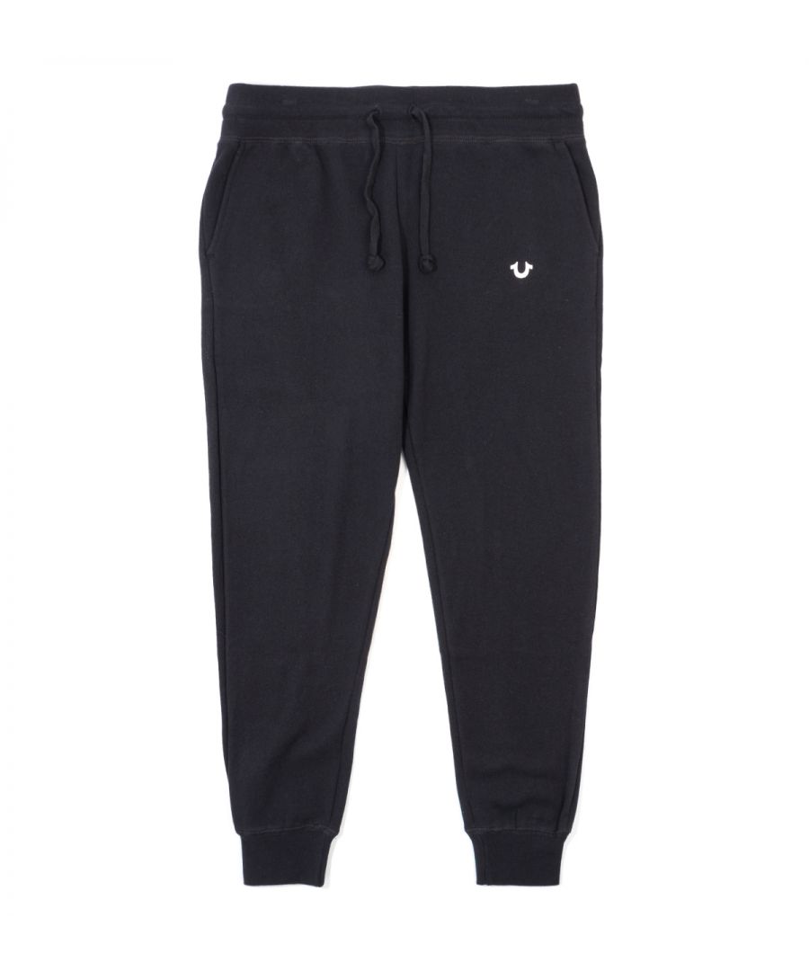 <p>Make the Logo Jogger your go-to for non denim days. Designed from a cozy cotton blend, this women\'s jogger sweatpant features an elasticized drawstring waist and tapered ankle. Finished with side pockets, one back patch pocket, and a horseshoe detail at the hip.</p><p>Style & Fit:</p><ul><li>Regular Fit</li><li>Fits True to Size</li></ul><p>Composition & Care:</p><ul><li>60% Cotton </li><li>40% Polyester</li><li>Machine Wash</li></ul>