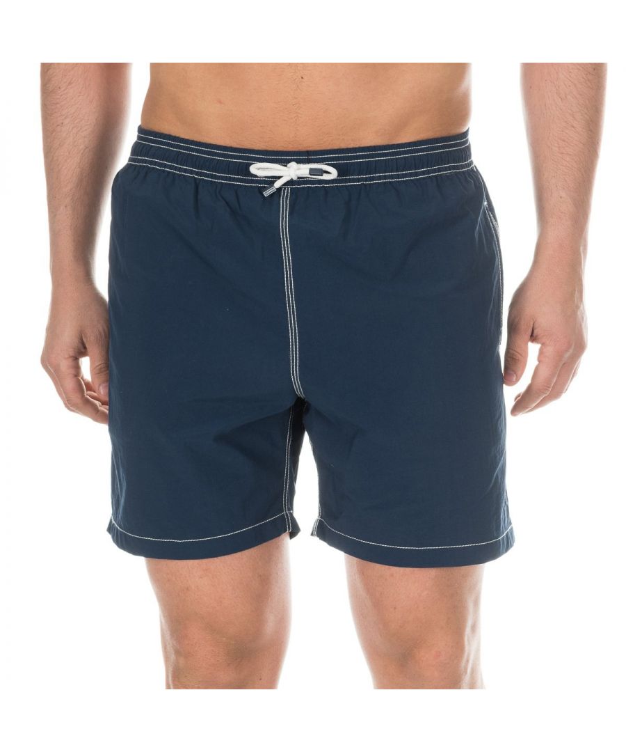 Hackett London Mens Bermuda swimsuit with mesh interior lining HM800617 - Blue Polyamide - Size X-Small