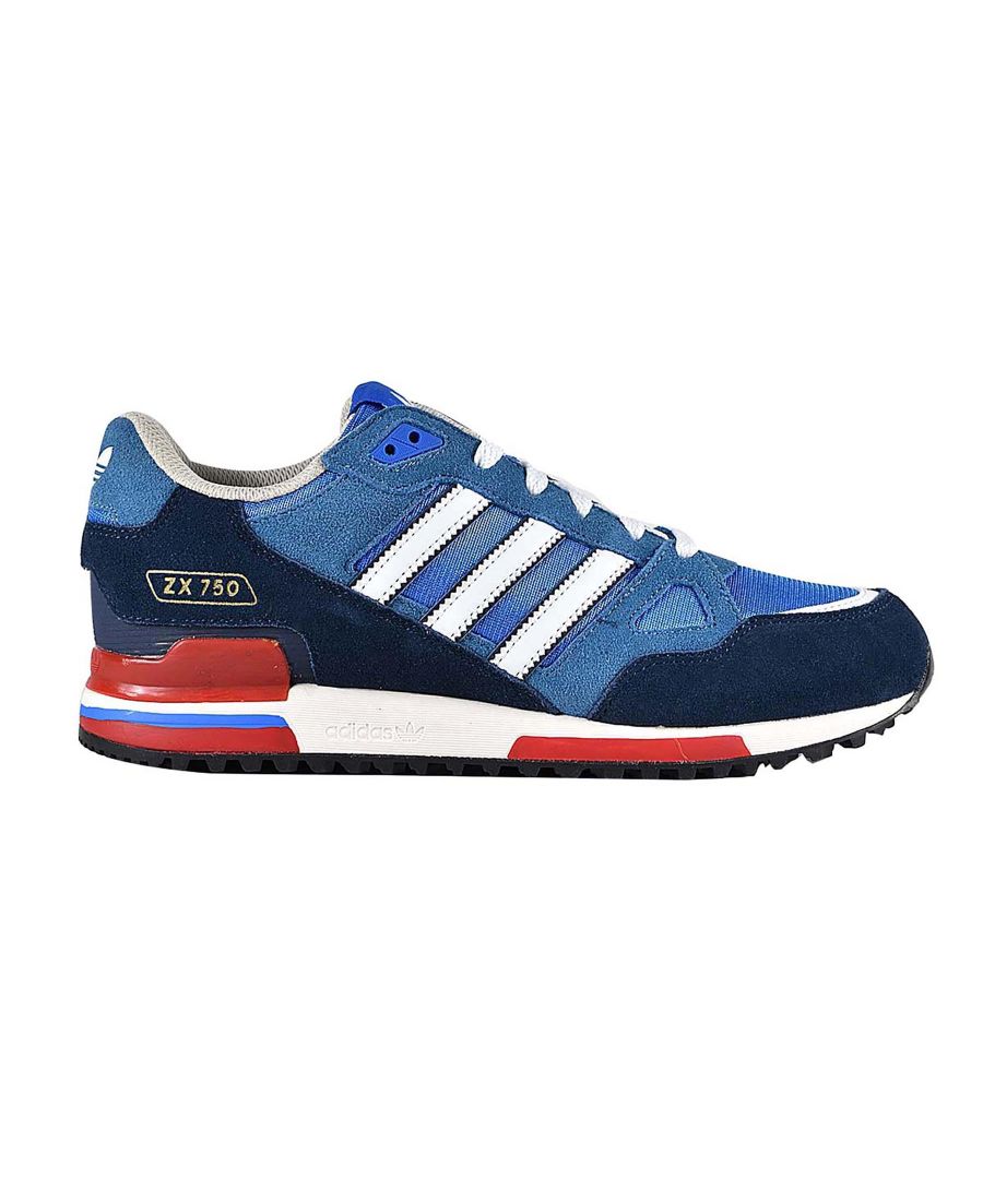 Refresh your Activewear Wardrobe with these Adidas ZX 750 Retro trainers. These Classic Trainers feature a Suede upper, a comfortable textile lining, an Injected EVA midsole for lightweight cushioning, and a Grippy Rubber Outsole. Suitable for Running and Walking.