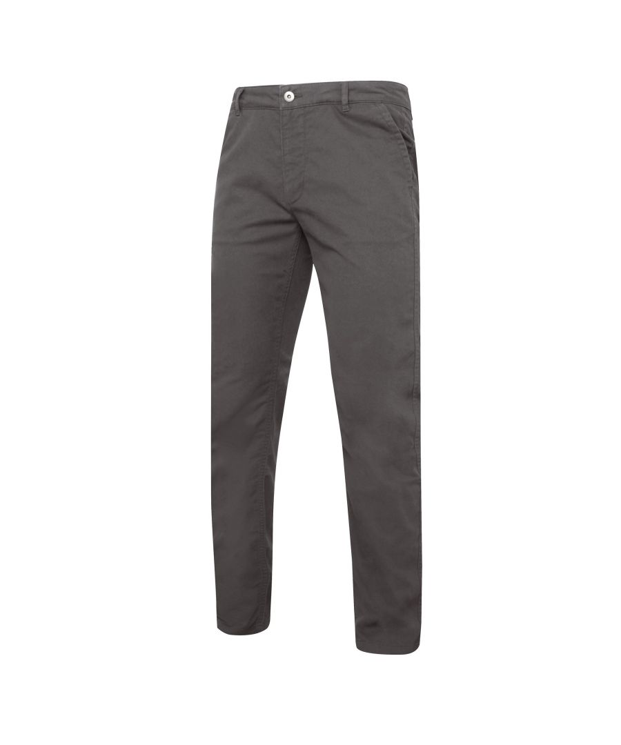 Image for Asquith & Fox Mens Slim Fit Cotton Chino Trousers (Slate)