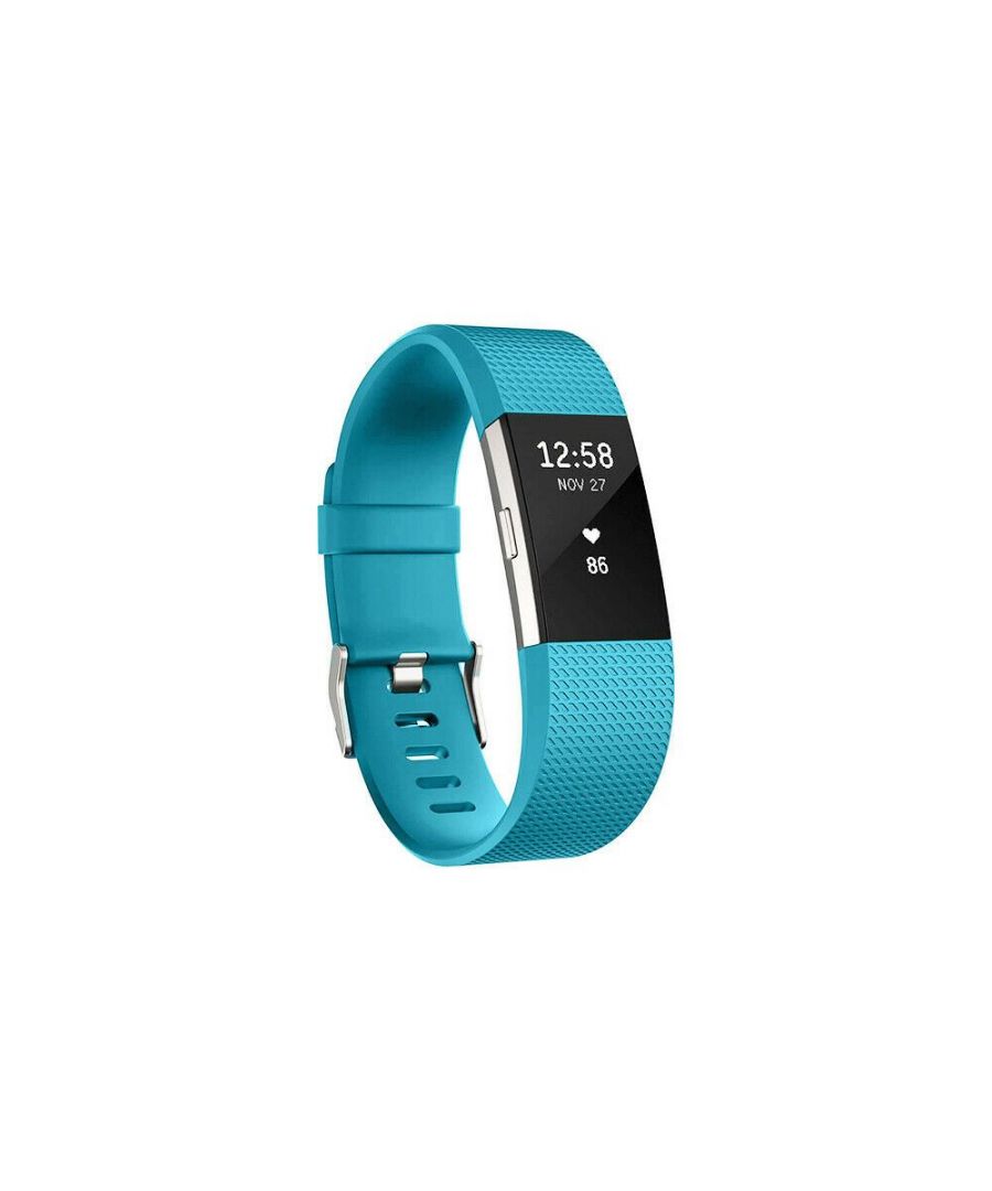 Fitbit Charge 2 Classic Replacement Straps, Adjustable Straps with Metal Clasp, Turquoise  Fitbit charge 2 accessory band strap up in style with the new Fitbit charge 2 accessory bands. Whether you prefer classic black or a pop of colour, there's something for every taste. These durable bands are made of strong yet pliable textured rubber for all-day comfort.   Key Features: Personalized Your Fitbit Charge 2 Smart Fitness Tracker with this refined replacement stainless steel wrist band with unique strong magnetic closure design. Simple and fluent curves make your smartwatch looks more fashionable and decent, available for both men and women, perfect for daily and nightly wear. Smooth edge bracelet watch band strap provides simple and fluent curves. More soft and comfortable and easy to adjust the length to fit your wrist. Easy and direct installation and removal. Specially designed for the Fitbit Charge 2 Classic Smart Fitness Watch.