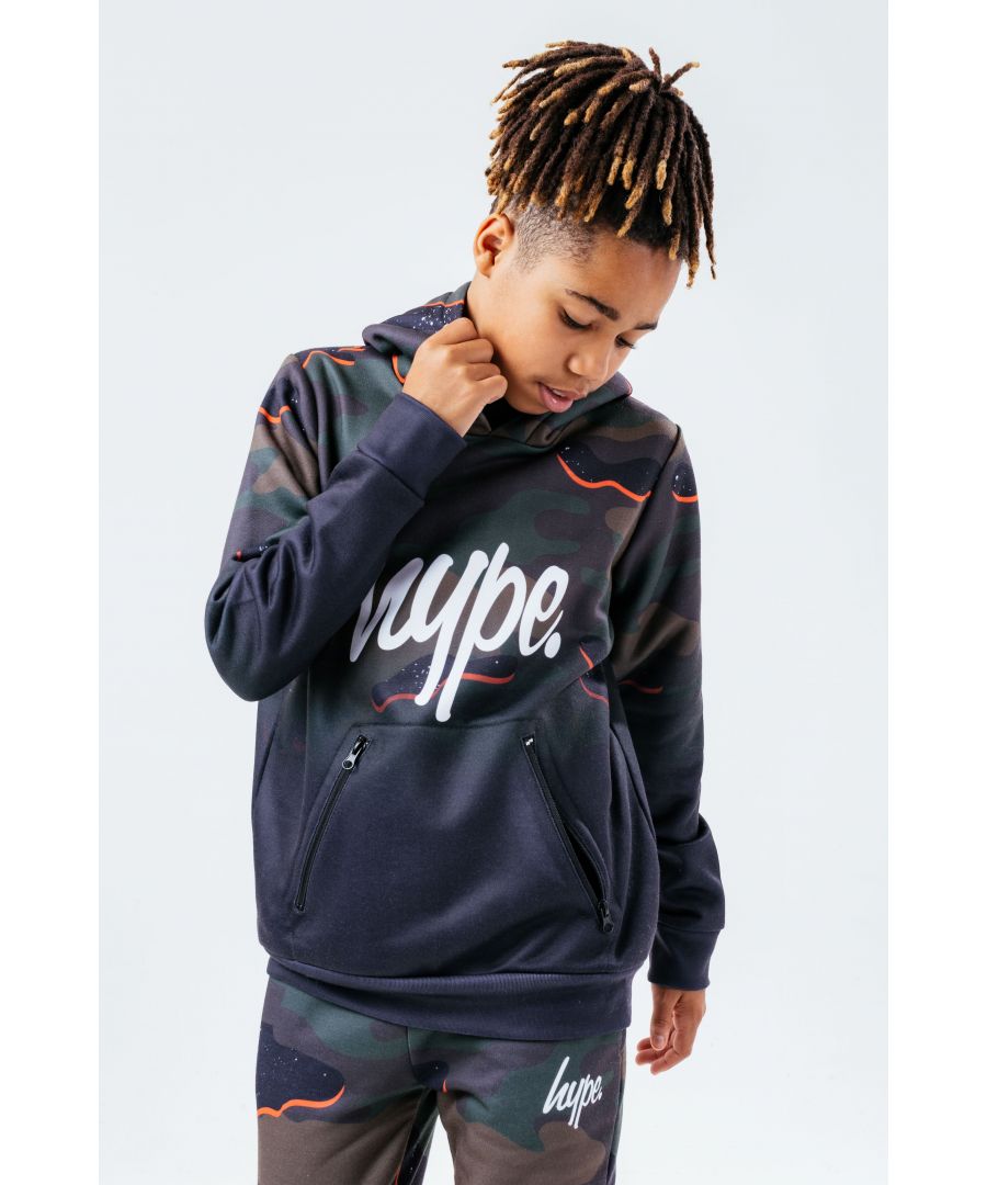 Hype Hype Northern Camo Kids Pullover Hoodie 
