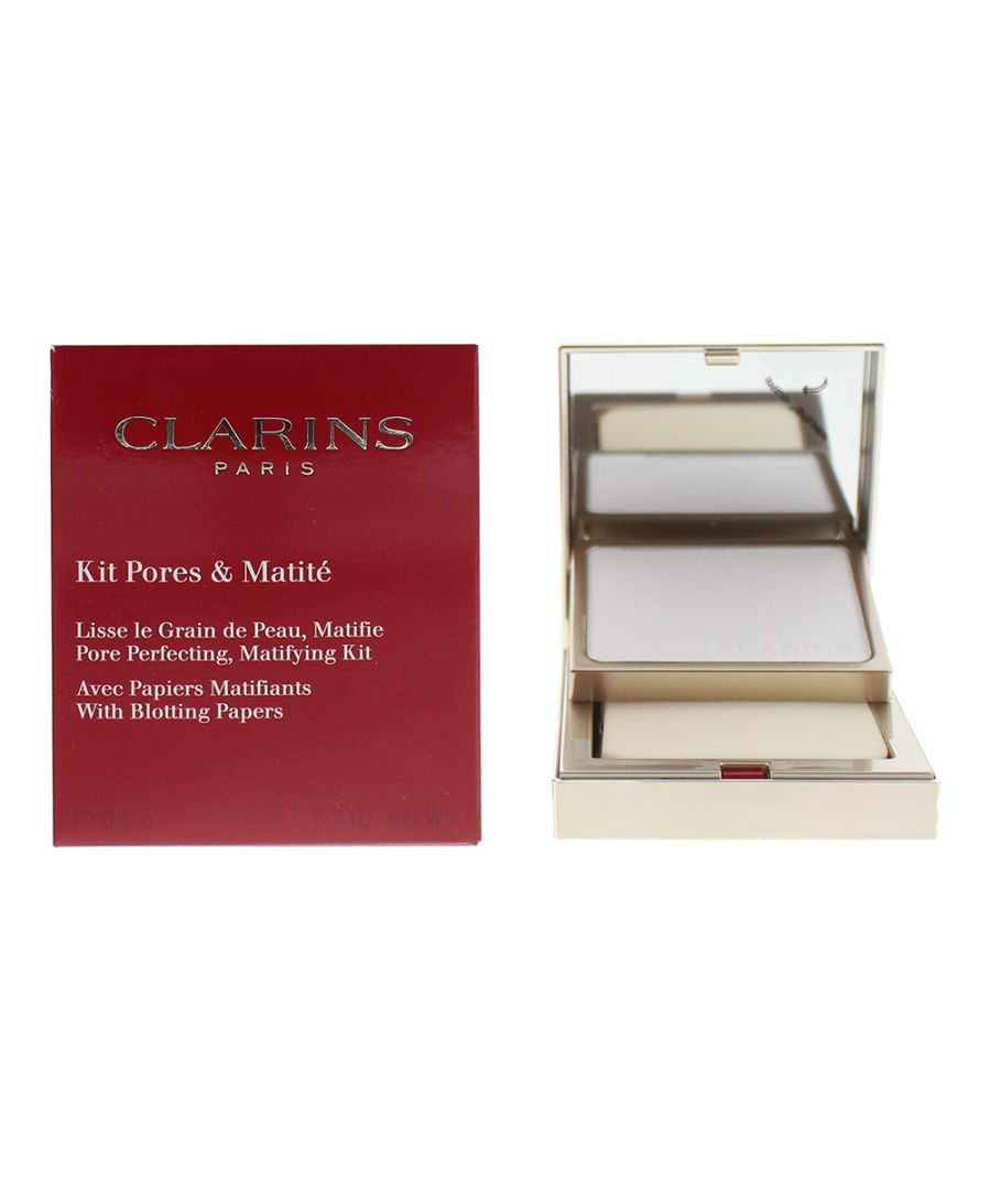 Image for Clarins Kit Pores & Matite Pore Perfecting Matifying Kit With Blotting Papers 6.5g
