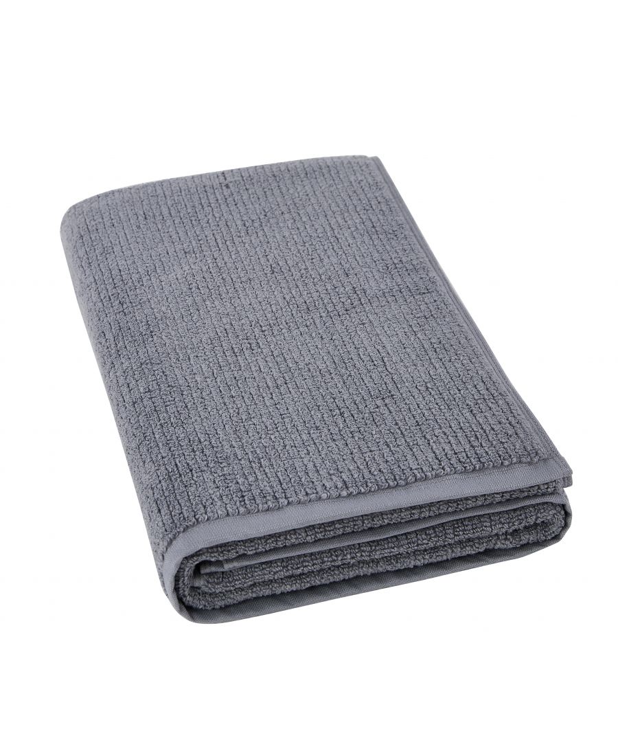 Image for Calvin Klein Performance Ribbed Bath Towel - Pebble