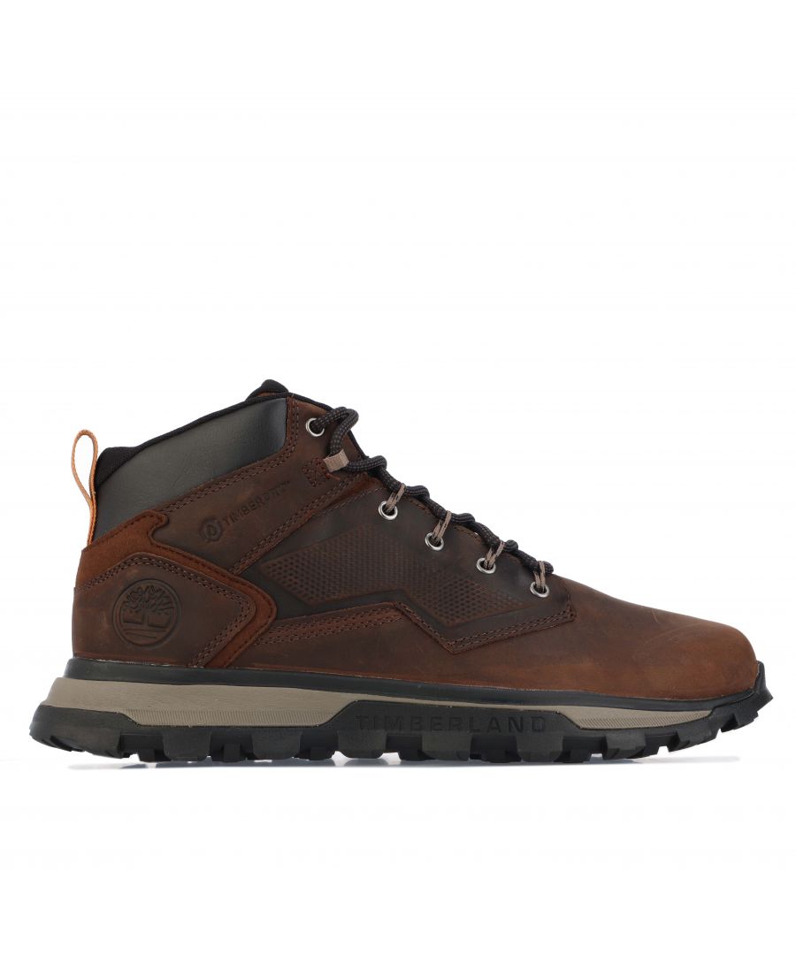 Mens Timberland Treeline Hiker Boots in dark brown.- Premium leather upper.- Lace up fastening.- Upper detailing and lining in durable ReBOTL™ fabric lining made with at least 50% recycled plastic.- TimberDry™ waterproof membrane made with 50% recycled plastic.- Lightweight and breathable OrthoLite® footbed.- Compression-moulded EVA midsole.- Durable rubber lug outsole.- Ref: A2EC69311