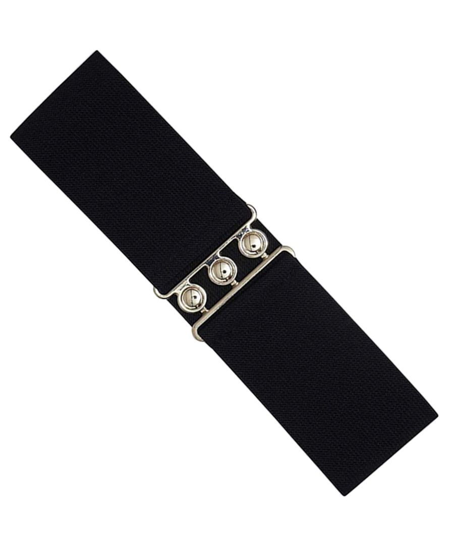 Womens Elasticated Waist Belt, Wide Stretch Belt With Comfortable Fit, Ideal For Dresses, Multiple Colours For Multiple Outfits, Hand Wash Only, 65% Polyester, 35% Elastane