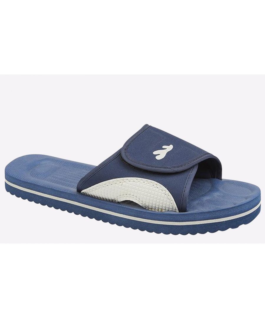 PDQ Surfer Slides Mens - Navy - Size UK 5