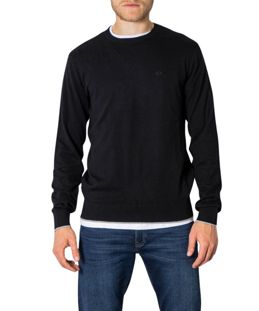 Armani Exchange Men's Bordeaux Knitwear