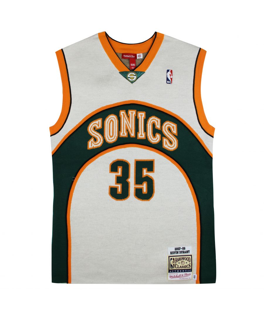 Mitchell & Ness x CLOT M&N Seattle Supersonics Knitted Kevin Durant Jersey