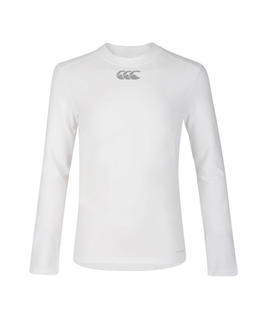 Image for Canterbury Childrens/Kids Long Sleeve ThermoReg Base Layer Top (White)
