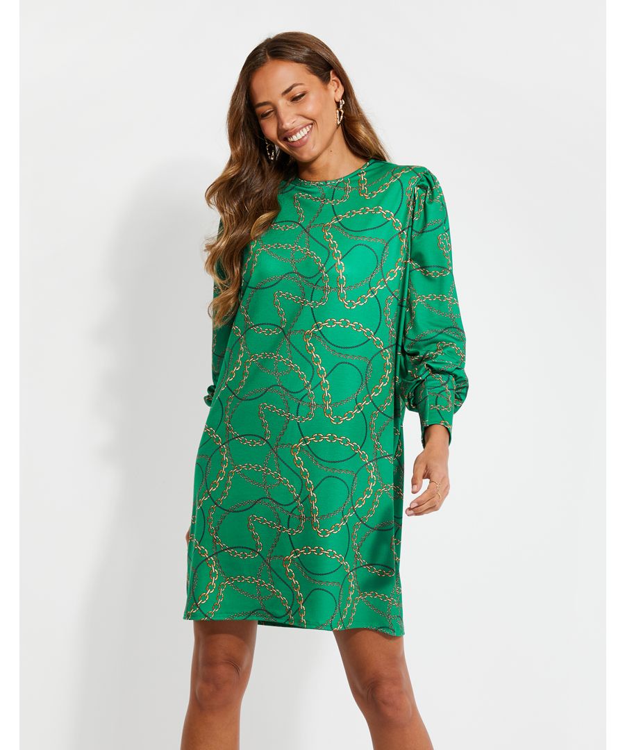 Freshen up your wardrobe with this jersey mini dress from Threadbare. The dress features a round neckline, regular fit, and balloon sleeves. Team up with trainers for a casual look or heels for evenings out, other prints and styles are also available.