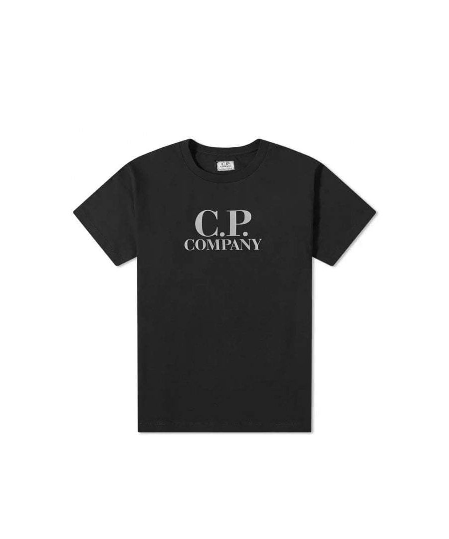 Image for C.P Company Boys Logo T-shirt Black