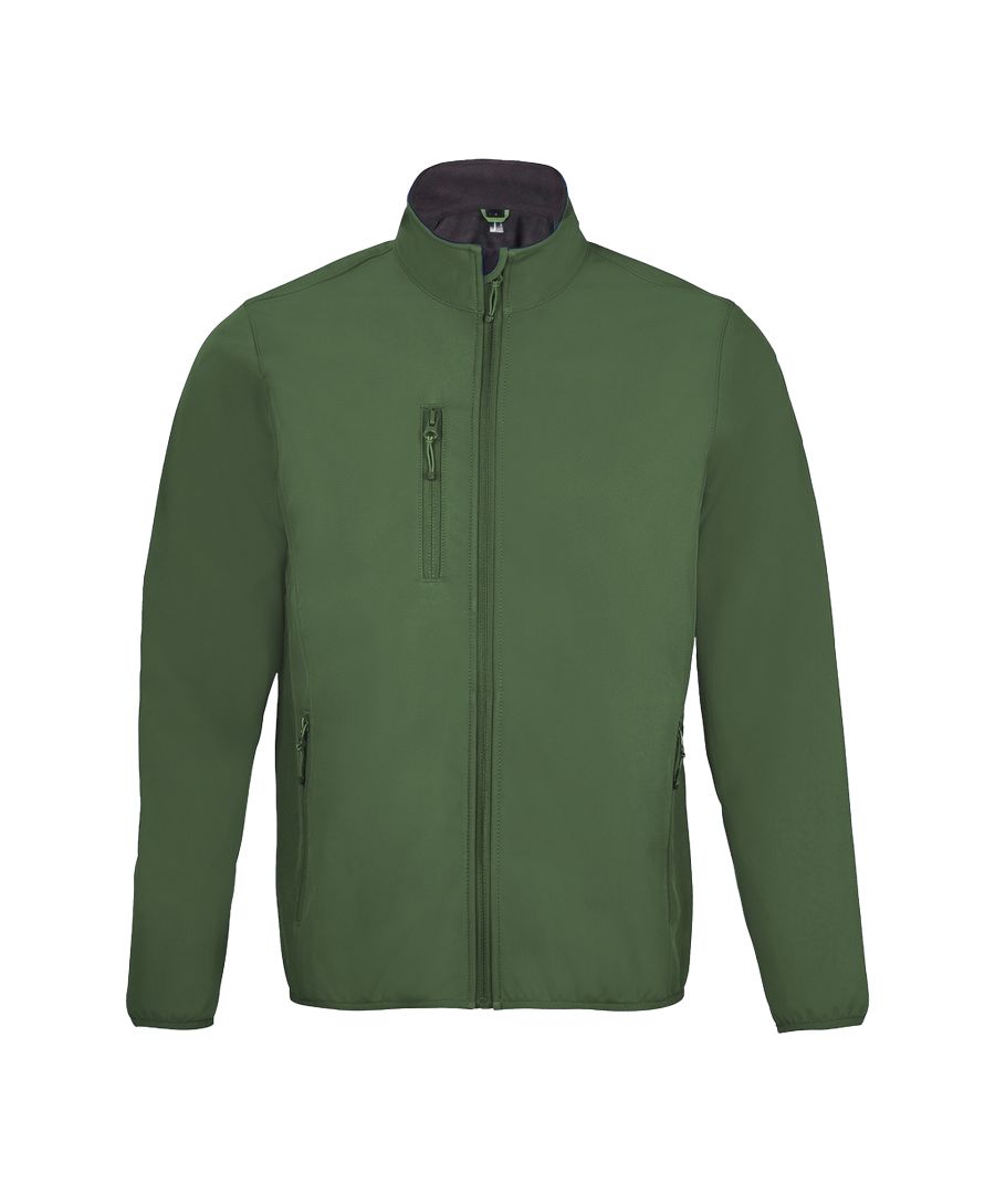 Image for SOLS Mens Radian Soft Shell Jacket (Forest Green)