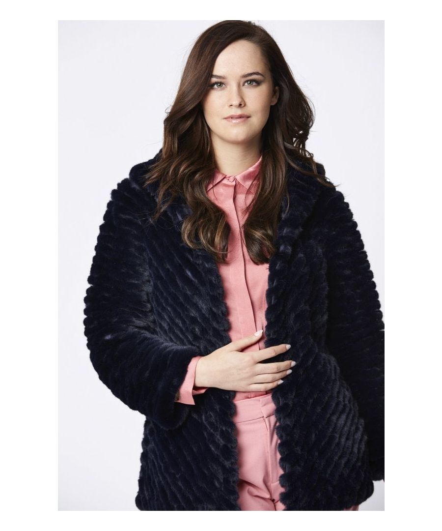 Image for Faux Fur Hooded Coat