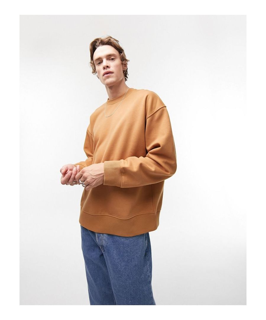 Hoodies & Sweatshirts by Topman Welcome to the next phase of Topman Crew neck Long sleeves Ribbed trims Oversized fit Sold by Asos