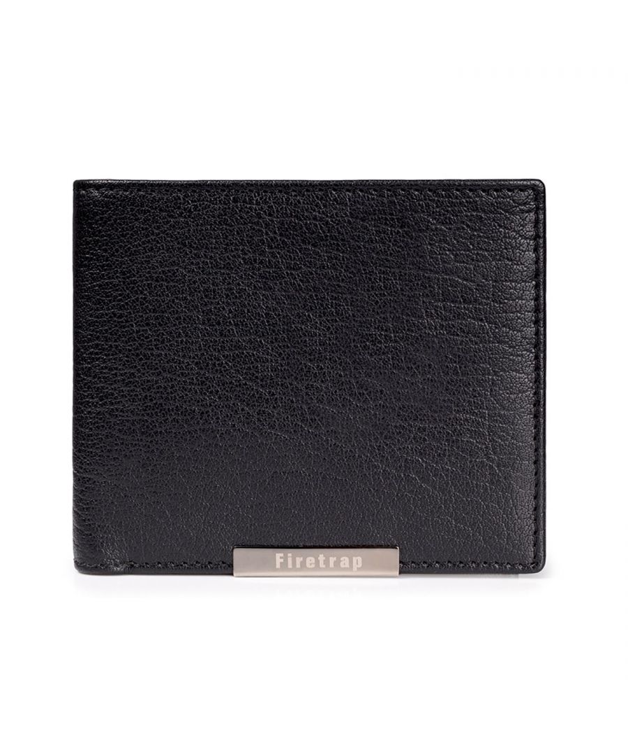 Firetrap Blackseal Wallet The Firetrap Blackseal Wallet will be a great stylish accessory to carry your money in. Designed with RFID blocking capabilities that ensures the prevention of identity theft and fraudulent transactions from your credit cards within. The design also further features a card and note compartment as well as a zipped pocket for coins. As well as that, this genuine leather wallet then finally includes the signature Firetrap Blackseal branding for a stylish, quality finish. You do not want to miss out on this one. > Wallet > RFID Blocking (prevents identity theft) > Genuine leather > Card slots > Note compartment > Zip pocket for coins > Dimensions: 11 cm x 9.5 cm x 2.5 cm > Firetrap Blackseal branding