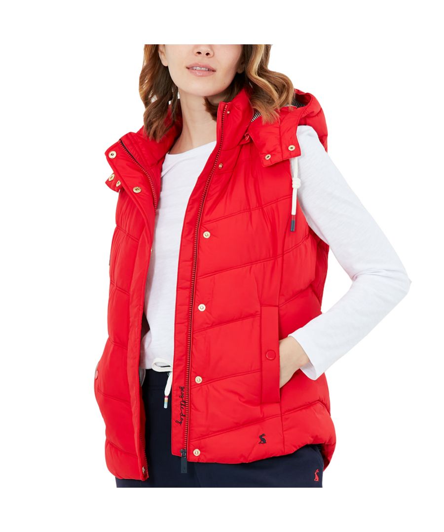 Joules Womens Minx Quilted Gilet Bodywarmer