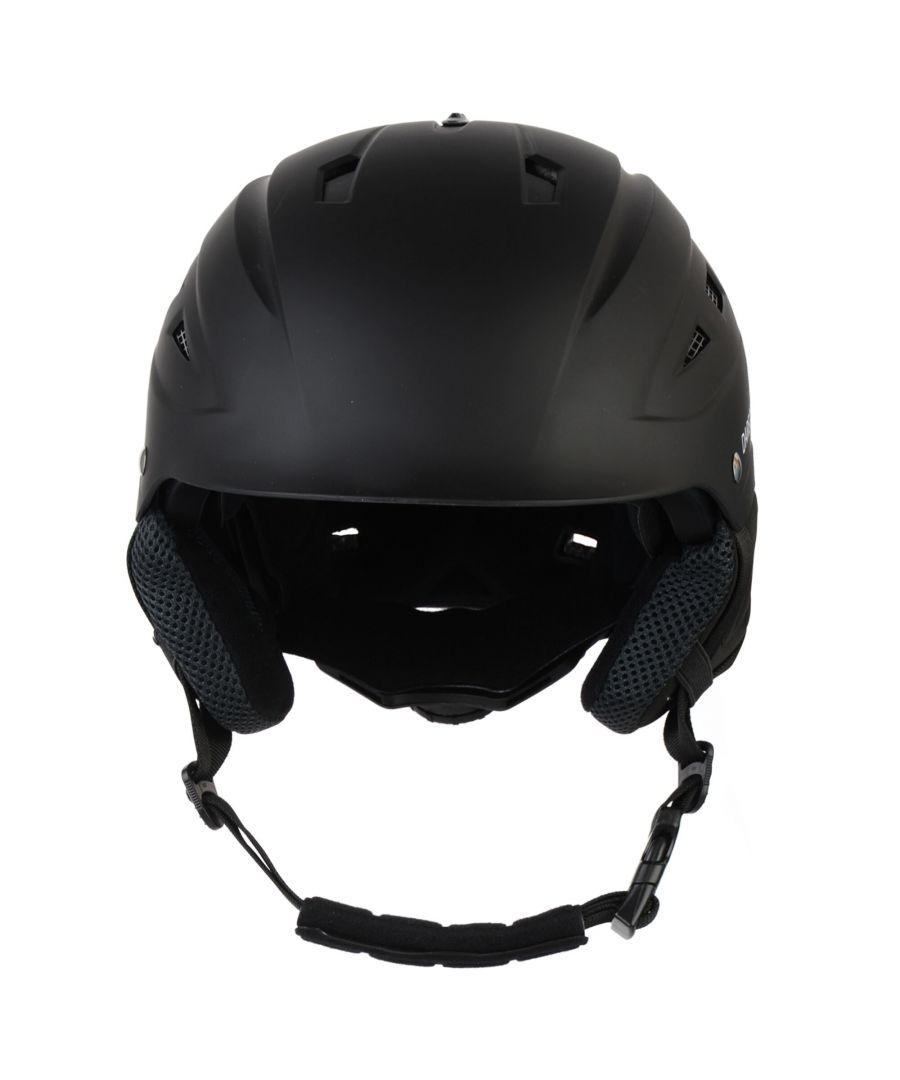 ABS-constructie met een EPS-schuimrubberen voering zorgt voor een uitstekende bescherming tegen schokken. Low-profile, instelbare luchtroosters voor een snelle en eenvoudige temperatuurregeling. Geïntegreerde brilclip voor het in positie houden van de bril op de helling. Maataanpassingssysteem voor eenvoudige montage van de helm. Voldoet aan de CE EN1077-normen.