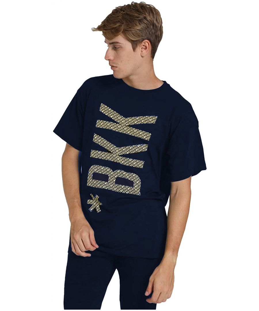 Bikkembergs Heren Blauw Katoenen T-Shirt