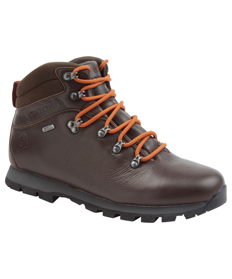 Craghoppers Mens Kiwi Trek Boot Mocha - Brown Leather (archived) - Size UK 7