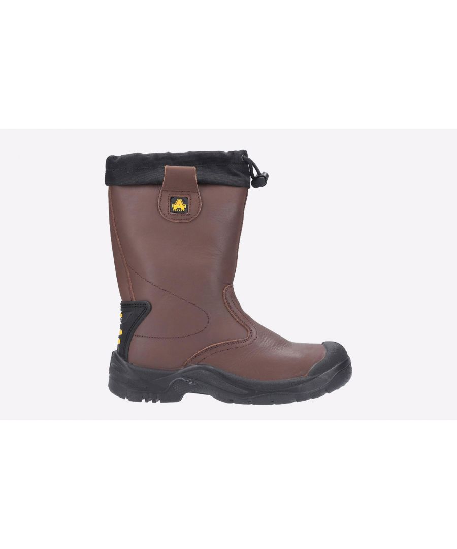 Amblers Safety FS245 WATERPROOF Rigger Boots Mens - Brown - Size UK 6