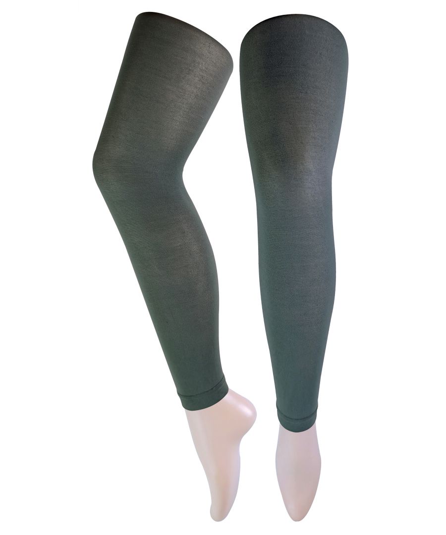 Ladies 40 Denier Footless TightsFor those who love to add great colour to their outfit. It’s probably a good idea to have these Coloured 40 Denier Footless Tights in mind. With fantastic quality, a matt finish and smooth velvet like material, these tights are perfect for any outfit, day or night.These tights are also perfect for parties. With a top quality soft touch Nylon to the leg for a comfortable fit, feel and moverability, which allows you to enjoy your day or night no matter what you’re doing.With 5 pretty colours to choose from you will be sure to find the best pair for your outfit. These colours include - Burgundy, Egg Shell Blue, Khaki, Mustard and White. They are made from 94% Nylon, 6% Elastane, available in One Size and are safely machine washable.Extra Product DetailsSock Snob Tights40 DenierSoft Touch MaterialFootless StyleNylon BlendIdeal for Parties and Nights OutOne Size Fits All5 Colours AvailableMachine Washable