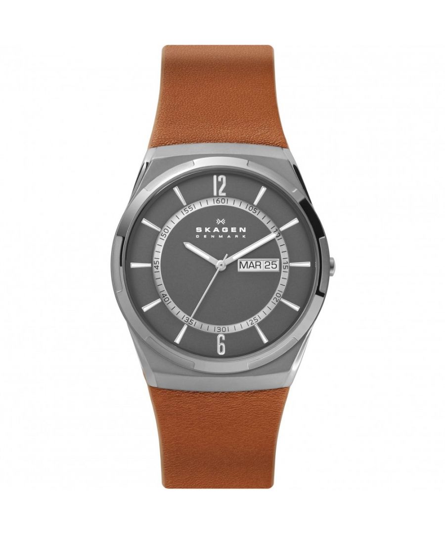 Skagen Melbye Mens Brown Watch SKW6786 Leather - One Size