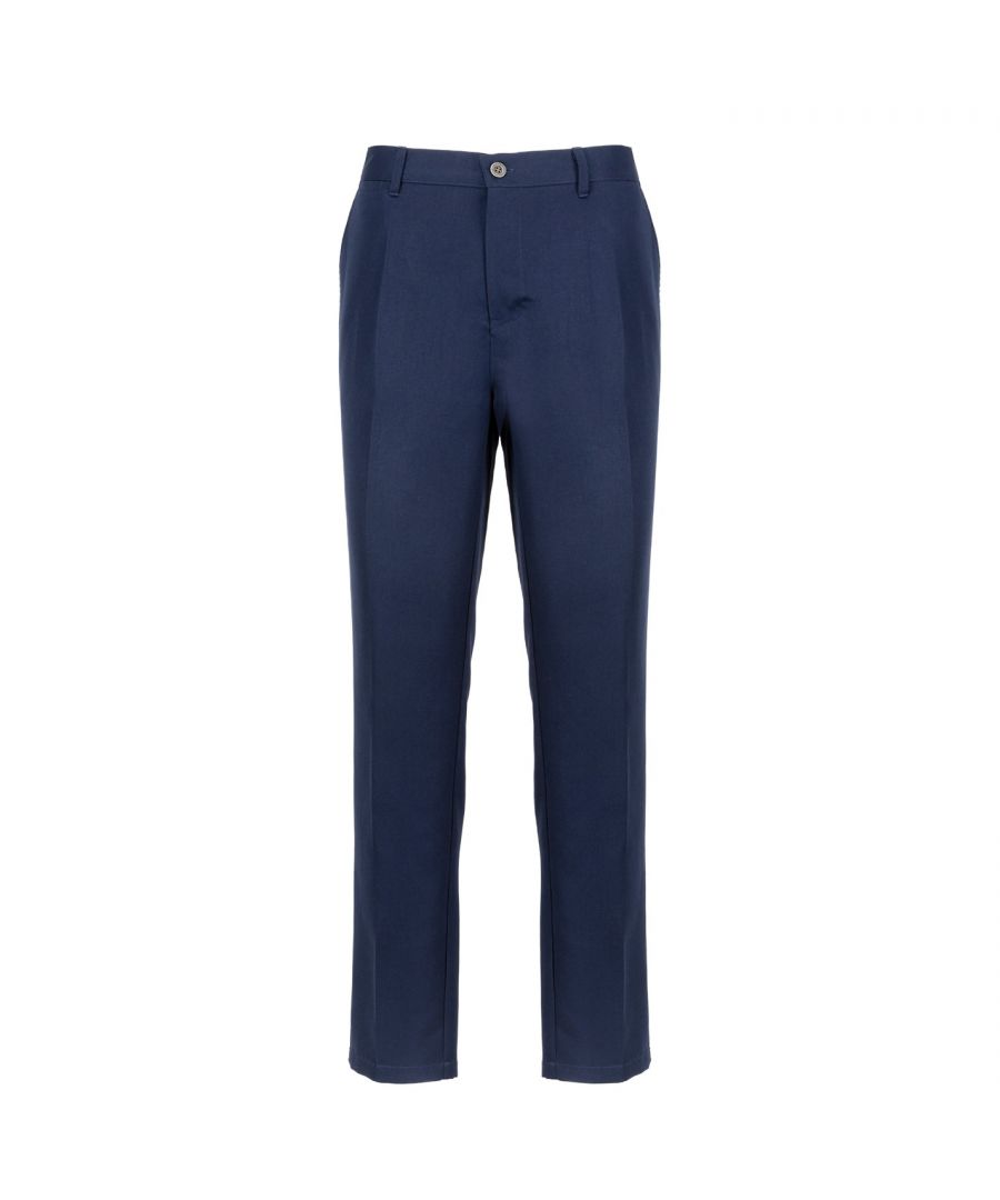 Slazenger Golf Trousers Mens - The Slazenger Golf Trousers are cut with a regular fit and feature a buttoned waist with zipped fly, styled with the Slazenger logo embroidered subtly to the waist. You do not want to miss out on these ones, breathable and lightweight, these make the trousers a dream to wear. The classic fit is something that you do not want to miss out on. - Fit Type: Standard Fit > Rise: Mid Rise > Length: Full Length > Fabric: Polyester > Fastenings: ZIp Fly > Cuffs: Open Hem > Lining: Unlined > Pockets: Open Pockets > Care Instructions: Machine Wash, According To Care Label