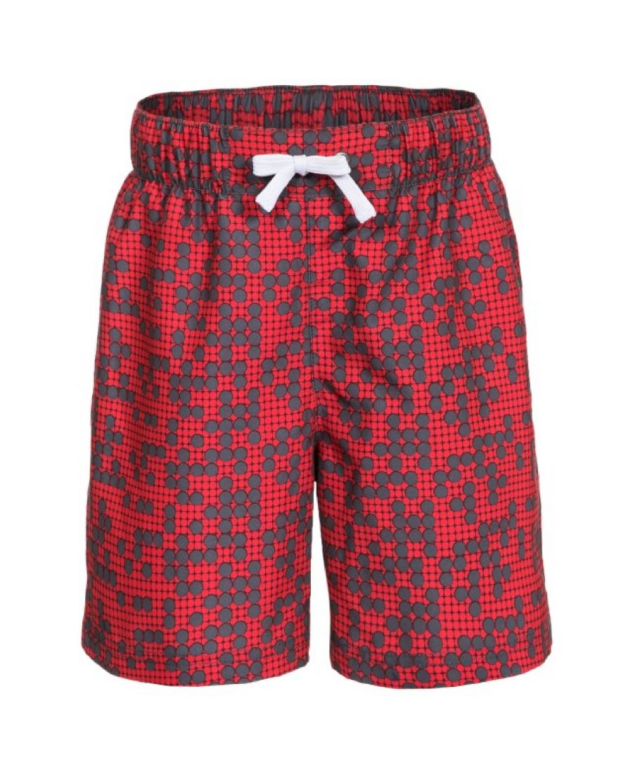 All over print. Inner mesh pant. Elasticated waistband. Mock drawcord feature. 100% Polyester. Trespass Childrens Waist Sizing (approx): 2/3 Years - 20in/50.5cm, 3/4 Years - 21in/53cm, 5/6 Years - 22in/56cm, 7/8 Years - 23in/58.5cm, 9/10 Years - 24in/61cm, 11/12 Years - 26in/66cm.