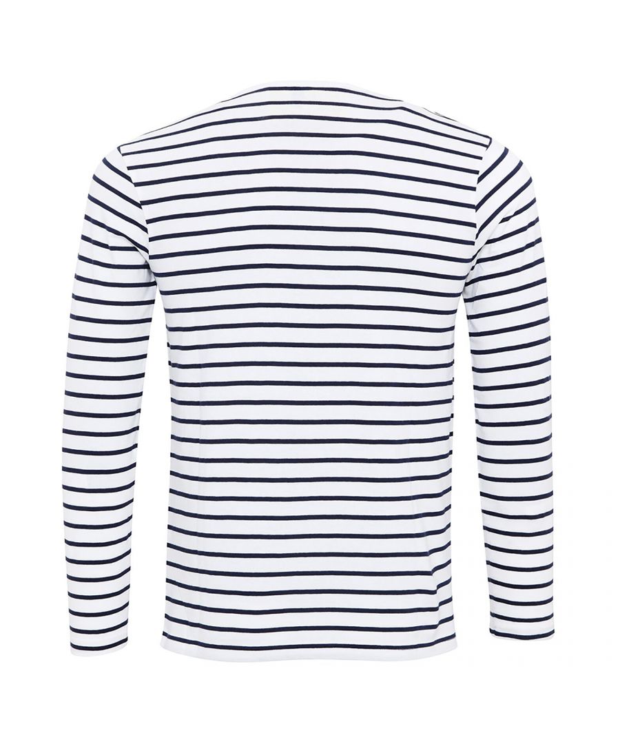 Premier Men's Off-White Long John Roll Sleeve Tee In | Size: Xs - Image 2