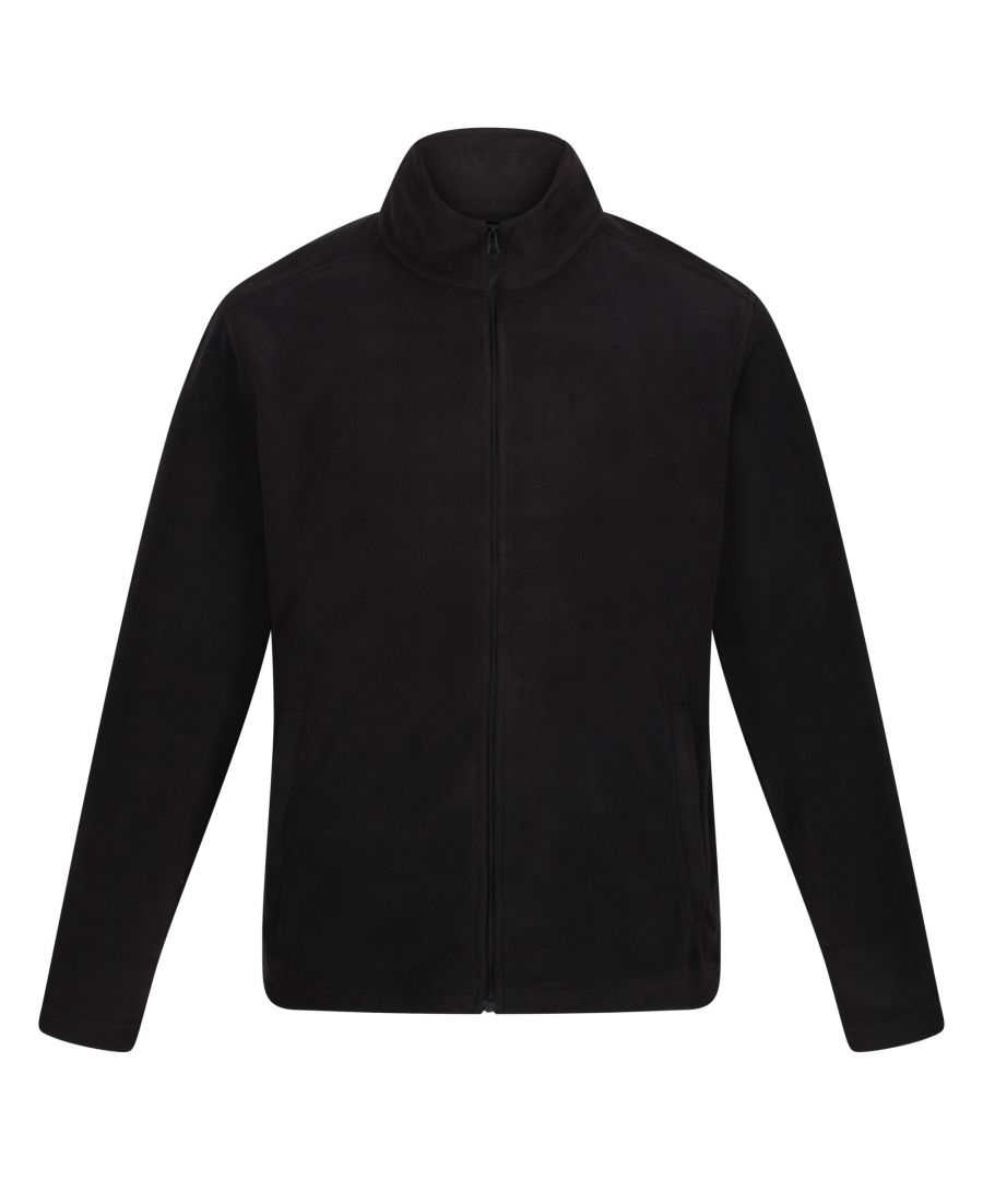 Image for Regatta Mens Classic Microfleece Jacket (Black)