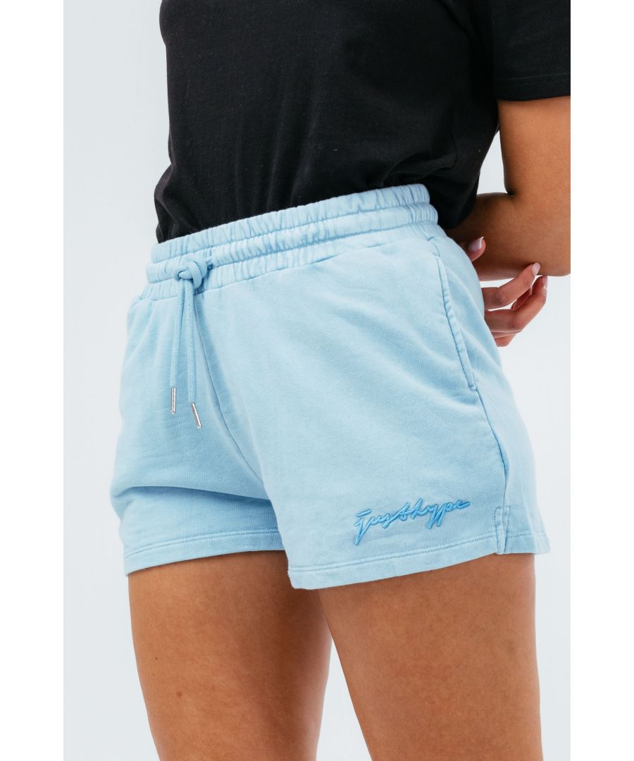 Image for Hype Blue High Waisted Women's Baggy Jersey Shorts