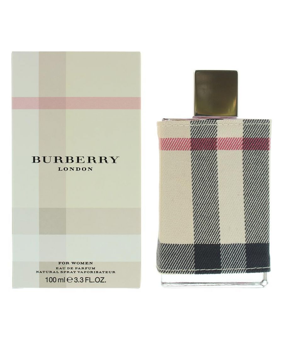 Burberry London For Women is a floral fragrance. Top notes are rose, honeysuckle and tangerine. Middle notes are jasmine, peony, tiare flower and clementine. Base notes are musk, patchouli and sandalwood. Burberry London For Women was launched in 2006.